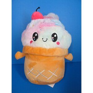 Kellytoy Cute & Cuddly Ice Cream Cone with Sprinkles 9" Small Plush
